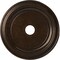 Ekena Millwork PVC Medallion (Canopies up to 13 1/2"), 22"OD x 3 1/2"ID x 1 1/2"P, Metallic Mystic Brown CMP22TRAMB - alternate 1